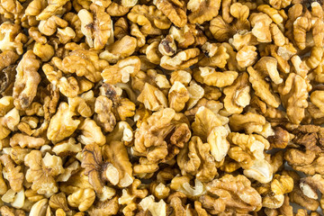 Walnuts background