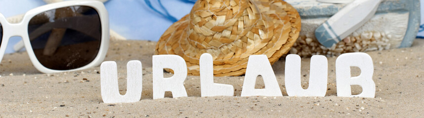 Schriftzug Urlaub © Racamani