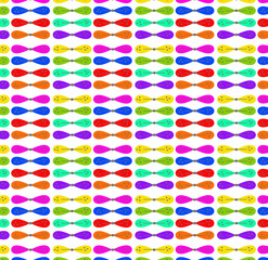  colorful bows pattern (pattern background)