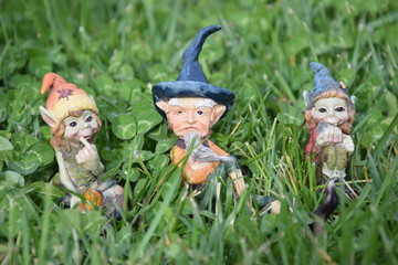 troll,elfi, e pixies personaggi decorativi