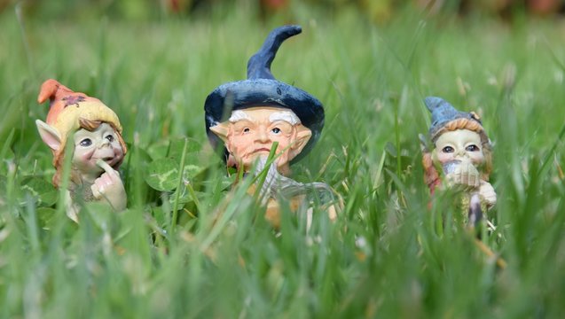 troll,elfi, e pixies personaggi decorativi