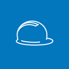 Hard hat line icon.