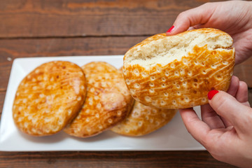 Homemade small bread like snack