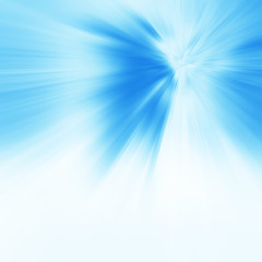 Abstract sunlight background. Blue burst