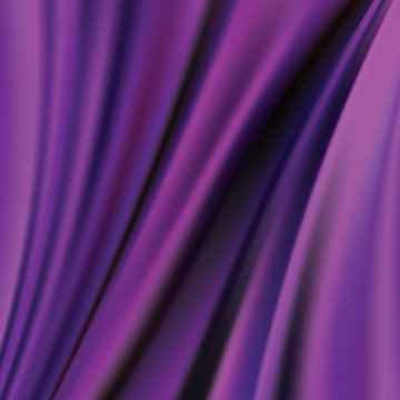 Silk Textile Purple Vector Background