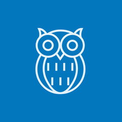 Owl line icon.