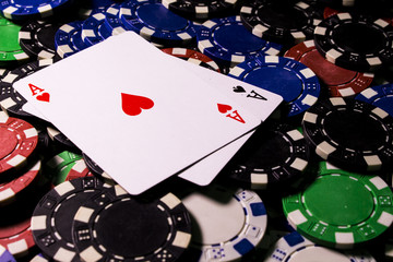 Obraz premium Pair of an ace