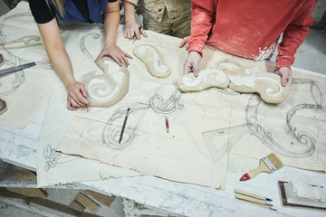 The design of new products from plaster