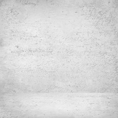Empty white concrete background.