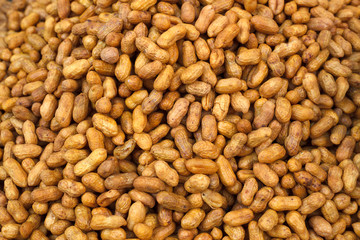 Peanuts. Food background.