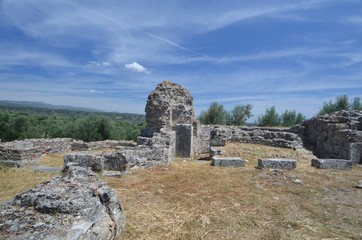 Naklejka premium Ruins of ancient Sparta