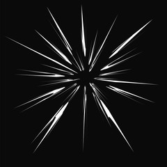 Obraz premium Explode Flash, Cartoon Explosion