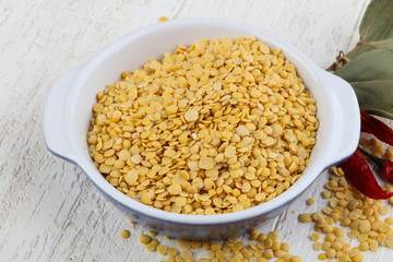 Yellow lentils