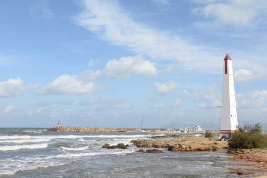 Seezeichen bei Can Picafort, Mallorca