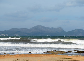 Küste bei Can Picafort, Mallorca