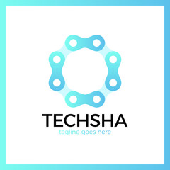 Obraz premium Tech Share Logo