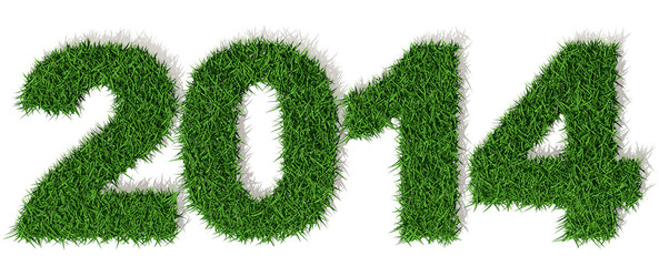 2014 anno 3d, prato erba verde, duemilaquattordici