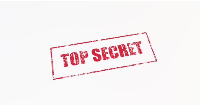 Stamp_TOP SECRET_<4K><30fps><Loop>