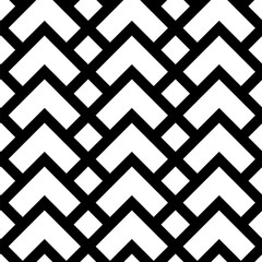 Vector seamless pattern. Modern stylish texture. Repeating geometric tiles. 