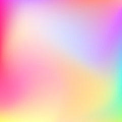 Abstract pink, green, yellow and blue blur color gradient background for deign concepts, wallpapers, web, presentations and prints. Vector illustration.