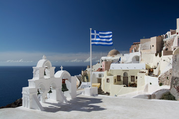 Fototapeta premium Oia, Santorin, Griechenland