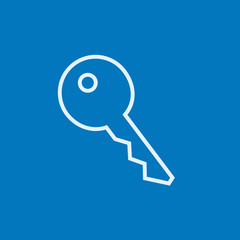 Key for house line icon.