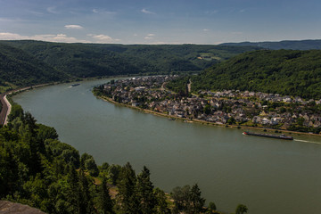 Fototapeta na wymiar Der Rhein bei Braubach
