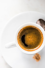 espresso shoot from above