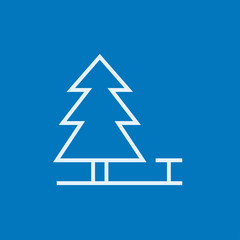 Landscape line icon.