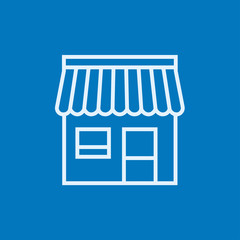 Shop line icon.
