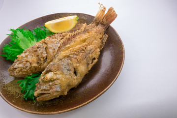 かさごの唐揚げ