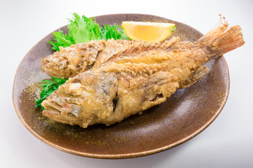 かさごの唐揚げ