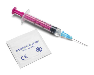 Syringe and Wipe