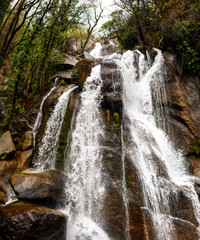 Obraz premium Nogaledas Waterfall in Jerte Valley. Extremadura, Spain
