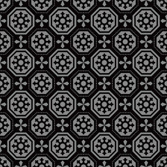 Elegant dark antique background image of 
polygon dot line geometry