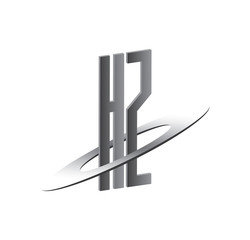 HZ initial logo with silver sphere