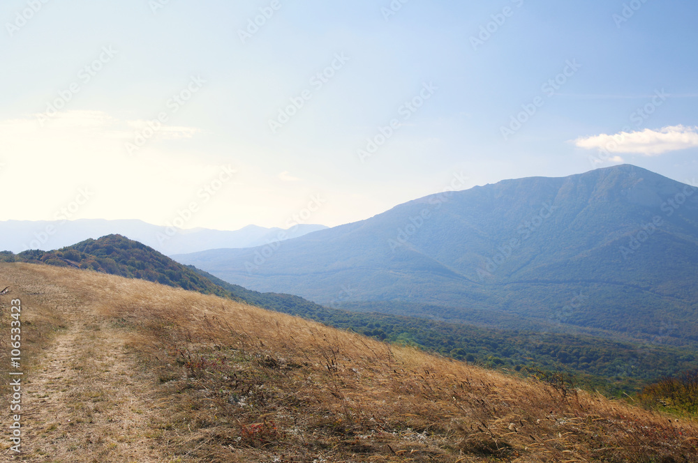 Sticker the mountain  landscape