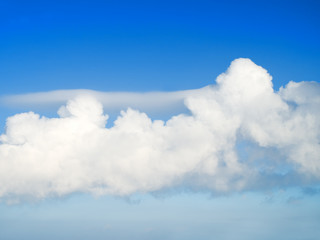 Blue sky with clouds