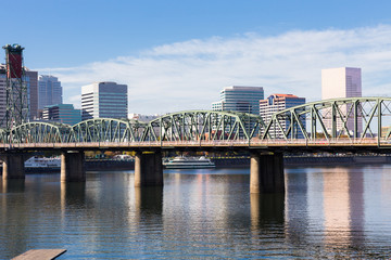 Obraz premium Downtown Portland Oregon Skyline