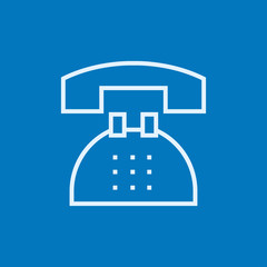 Telephone line icon.