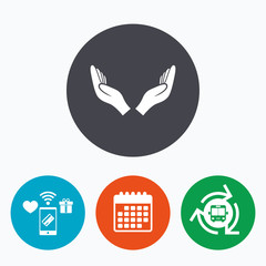 Pray hands sign icon. Religion priest symbol.