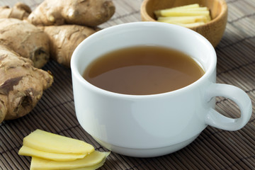 Cup of ginger tea
