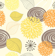 floral seamless patterns,floral background