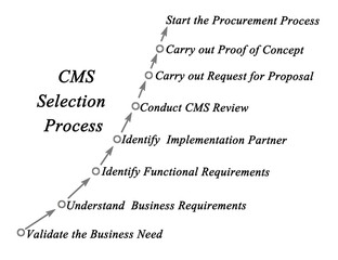 Diagram of CMS Selection Process