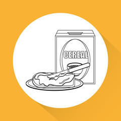 Breakfast icon design, Vector illustration