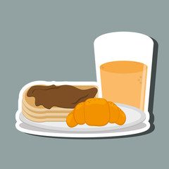 Breakfast icon design, Vector illustration