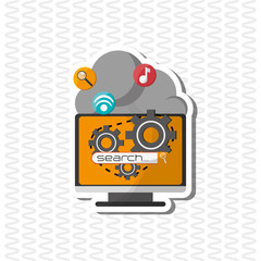 Responsive web design, Vector illustration