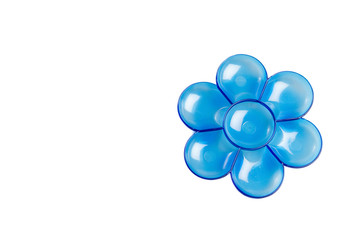 New plastic palette, on a white background