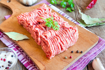 Raw minced meat