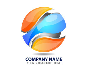 Natural Energy Resource Company Logo Icon Vector Template